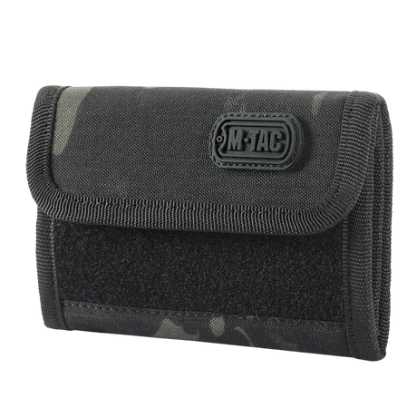 M-Tac pung med Patch Panel Elite Gen. II i slitesterkt Oxford- og Cordura 500D, designet for oppbevaring av kontanter og kort.