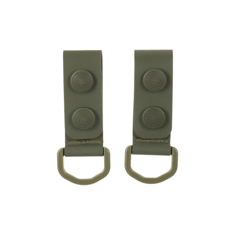M-Tac Sæt af 2 – Duty Belt Keepers med D-ringe til sikker fastgørelse af udstyr, designet til politi og sikkerhedspersonale.