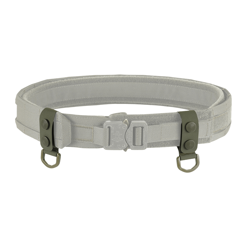 M-Tac Sæt af 2 – Duty Belt Keepers, robuste holdere med to D-ringe til fastgørelse af politibælte til buksebælte, taktisk design.