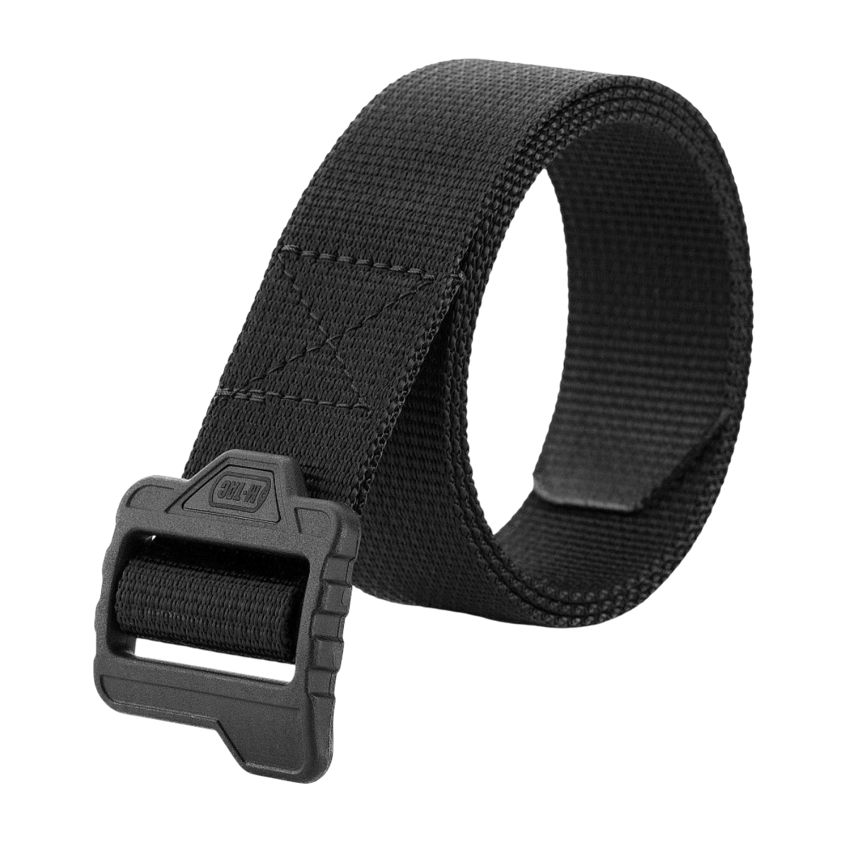 M-Tac Lite Tactical Bælte Gen.II i sort nylon med polyamid spænde, designet til langvarig brug og stabil fastgørelse.