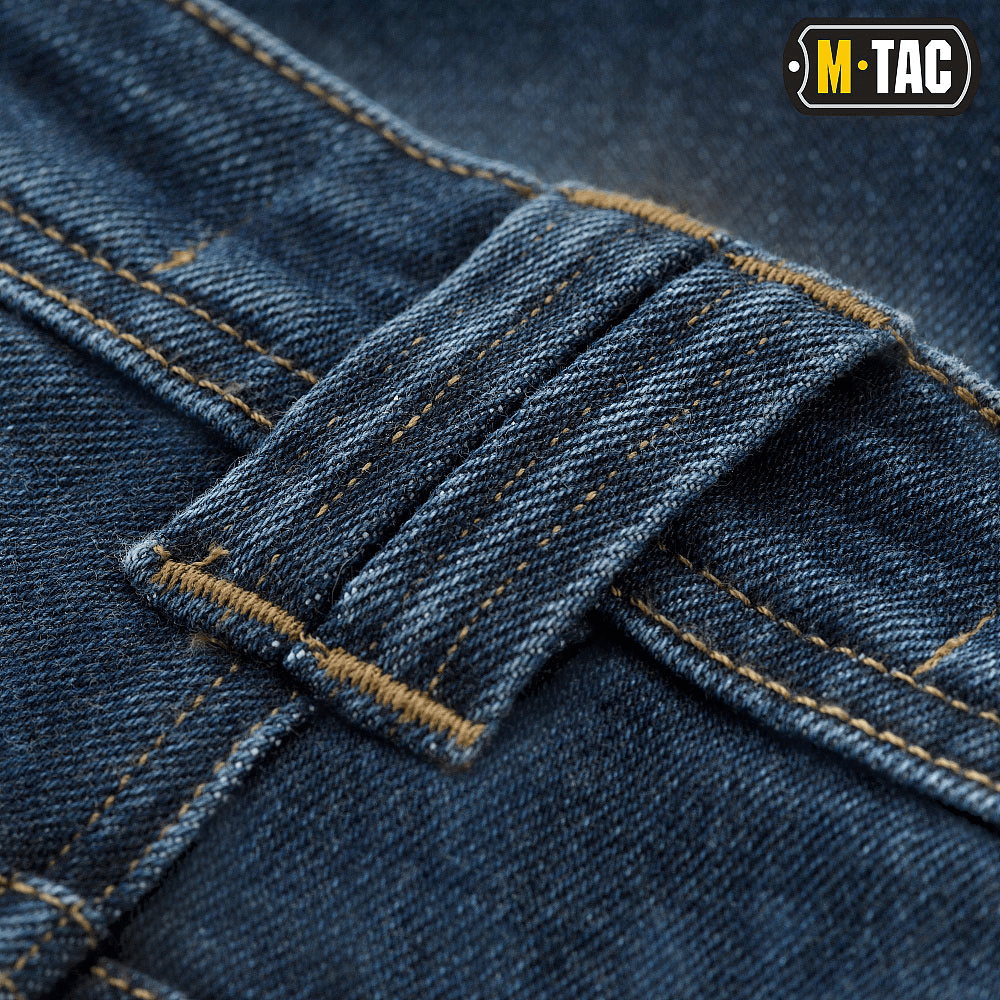M-Tac Jeans Tactical Gen. I Cordura Regular Fit detalje, holdbare jeans til forskellige aktiviteter, fremstillet i slidstærk Cordura Denim.