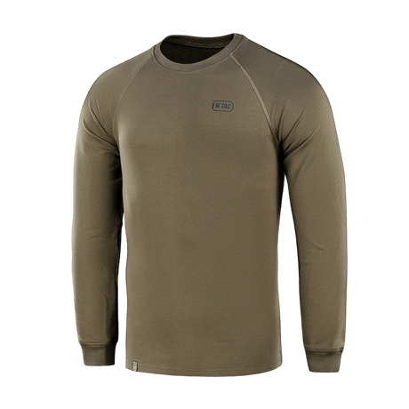 M-Tac Raglan Athlete-sweatshirt med raglanermer i olivengrønn, ideell for sport og hverdag. Laget av 95% bomull, 5% elastan.