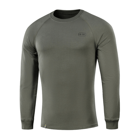 M-Tac Raglan Athlete-sweatshirt i olivengrønn med raglanermer for optimal bevegelsesfrihet, ideell for daglig bruk og sport.