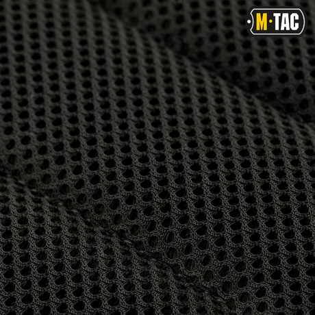 M-Tac Buckler Taske Elite svart Cordura stoffdetalj.