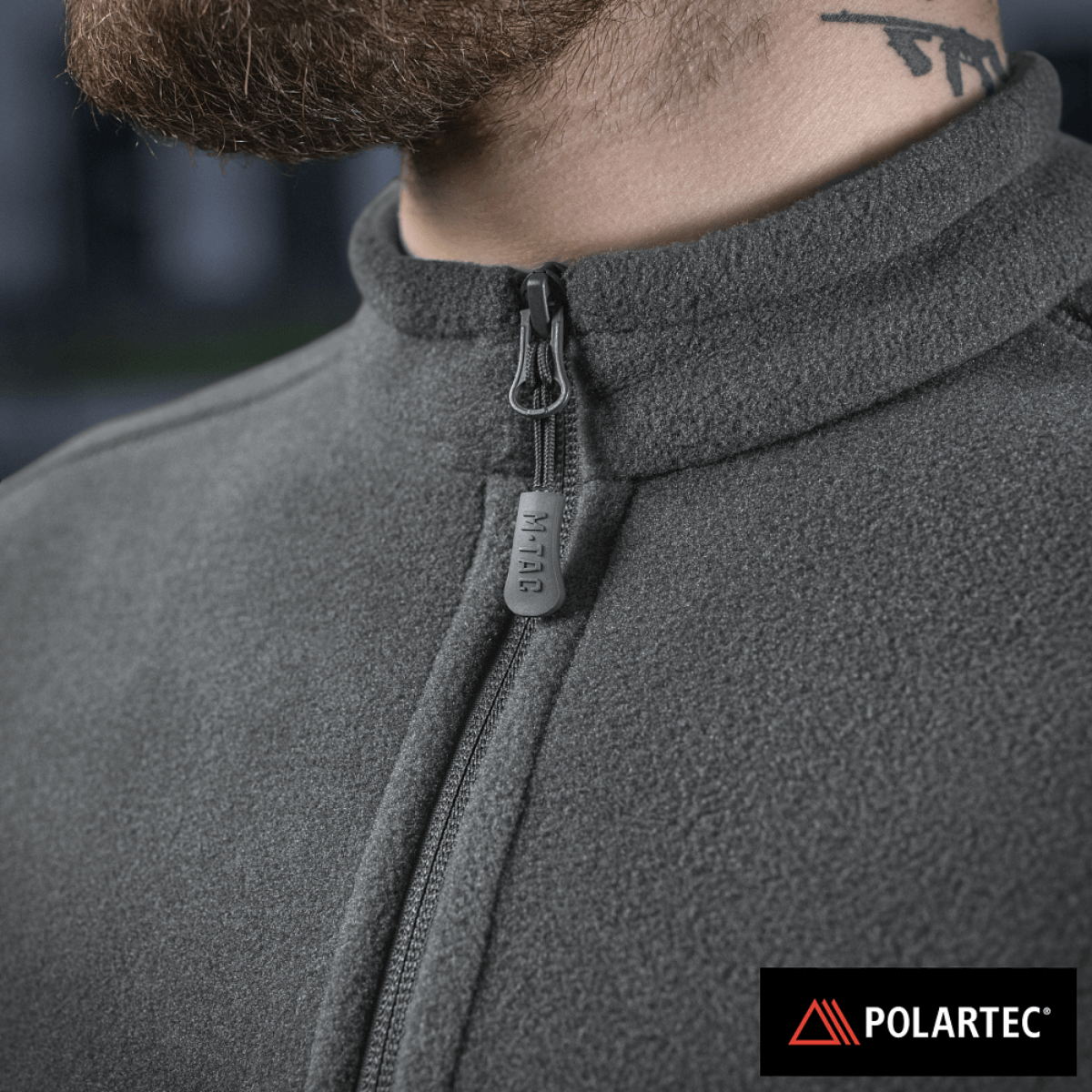 M-Tac Nord Polartec Fleecejakke med premium Polartec 200 fleece, stilfuld og funktionel design til daglig brug og sportsaktiviteter.