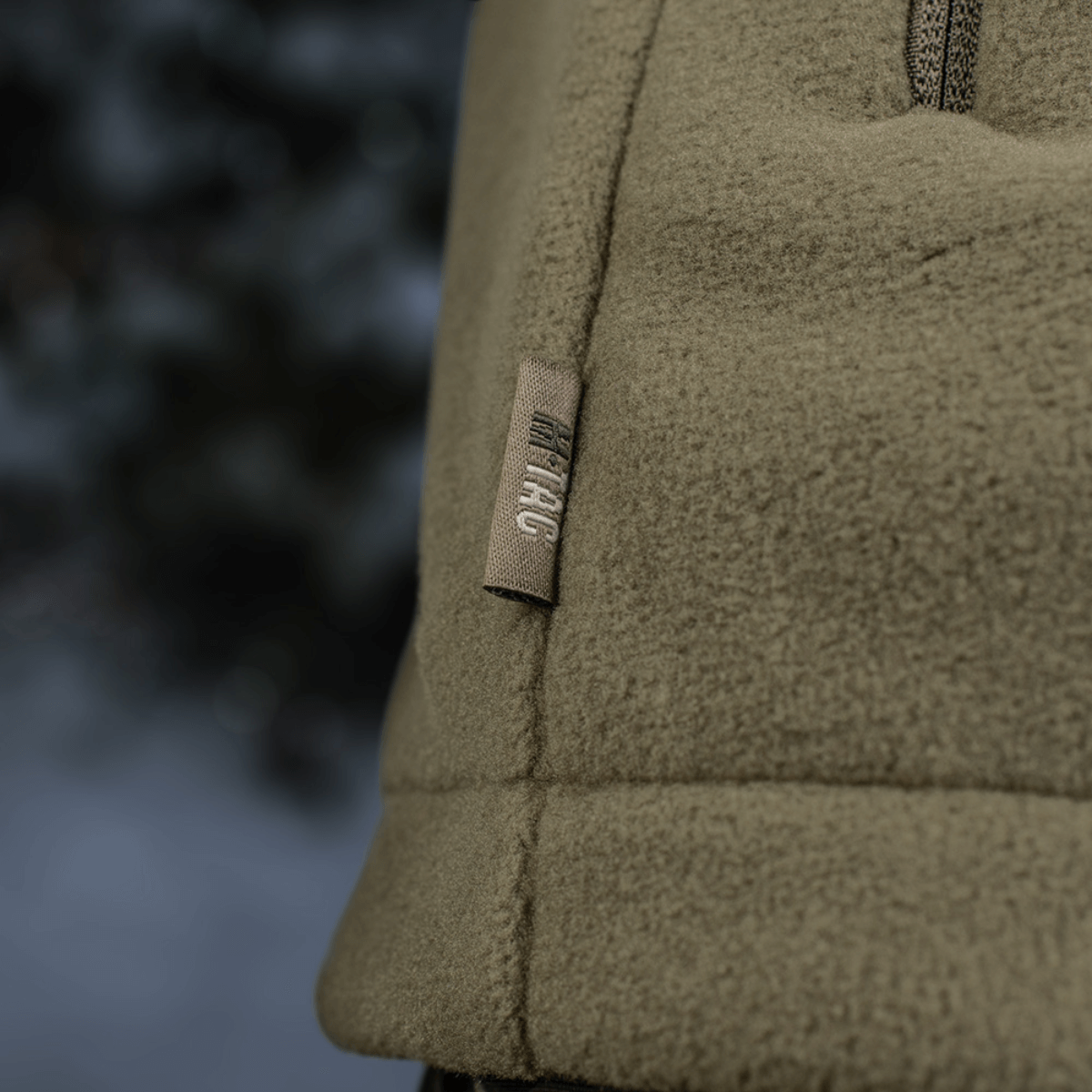 M-Tac Combat Fleece Polartec Jakke med Polartec-fleece og slidstærke indsatser, ideel til taktisk og casual brug