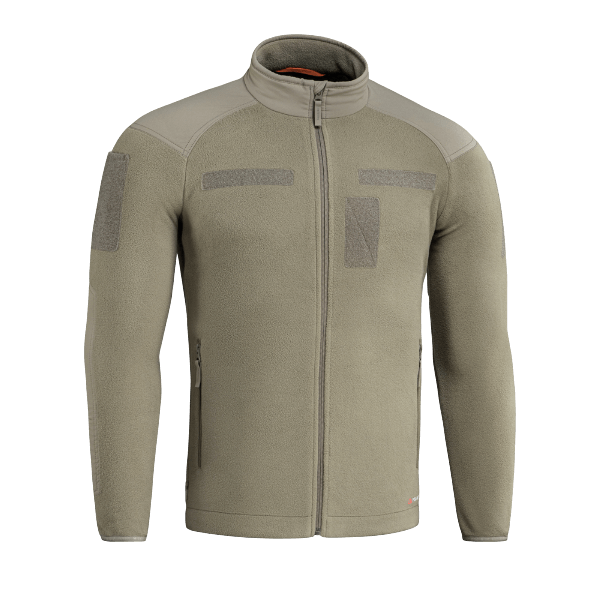 M-Tac Combat Fleece Polartec Jakke i varm beige, ideel til taktisk og casual brug med Polartec fleece og YKK lynlåse.