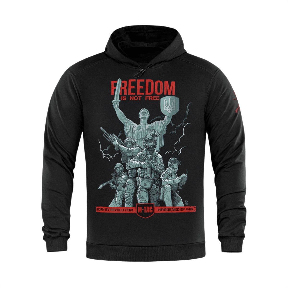M-Tac Hoodie Freedom med militærinspireret design og fri pasform, ideel til aktivt friluftsliv. Hætte og MagnaColours® print.