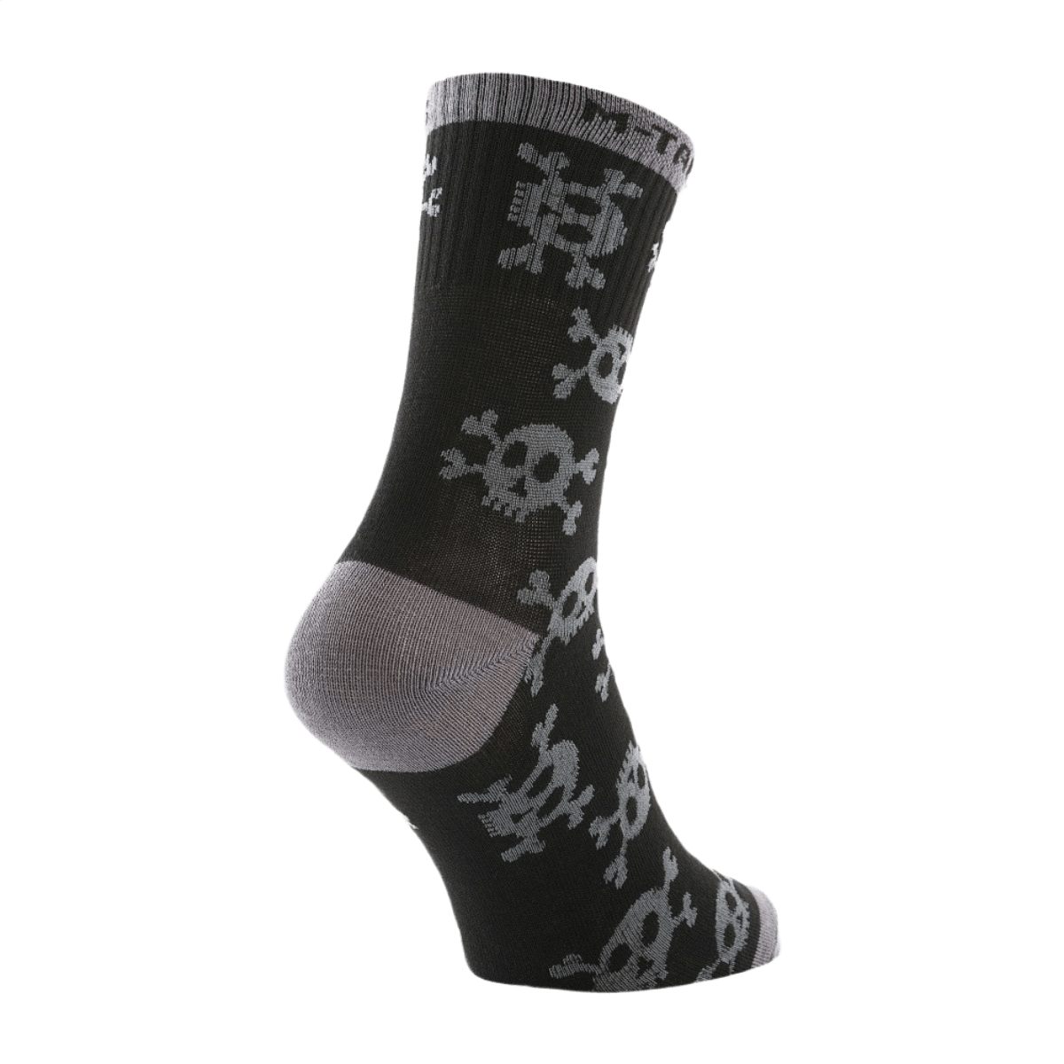 M-Tac Letvægtssokker Mk.3 Pirate Skull med ergonomisk design til trekking og hverdagsbrug, fremstillet i åndbare materialer.
