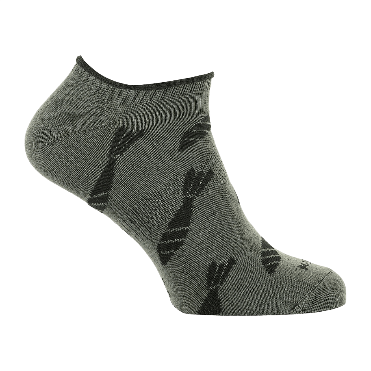 M-Tac Let Sommersokker Morter Bomber til mænd, let og åndbar ankelstrømpe til sport i varmt vejr, grå med mønster, ergonomisk pasform.