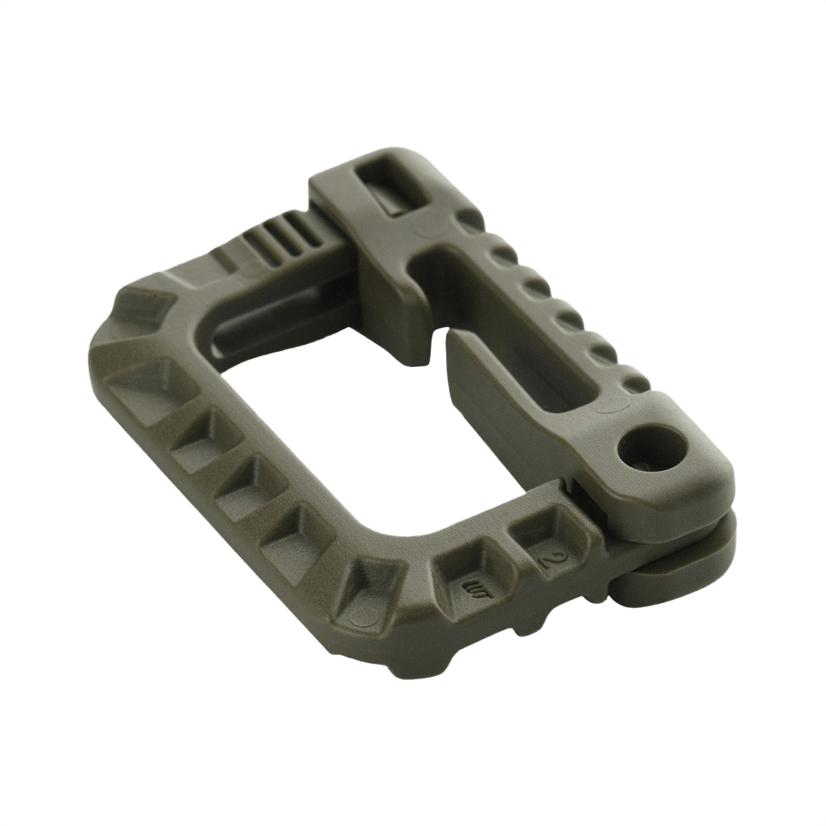 M-Tac Plast Karabin i let ABS-plast til nem fastgørelse på vest eller bælte. Praktisk og holdbar, ikke egnet til klatring.