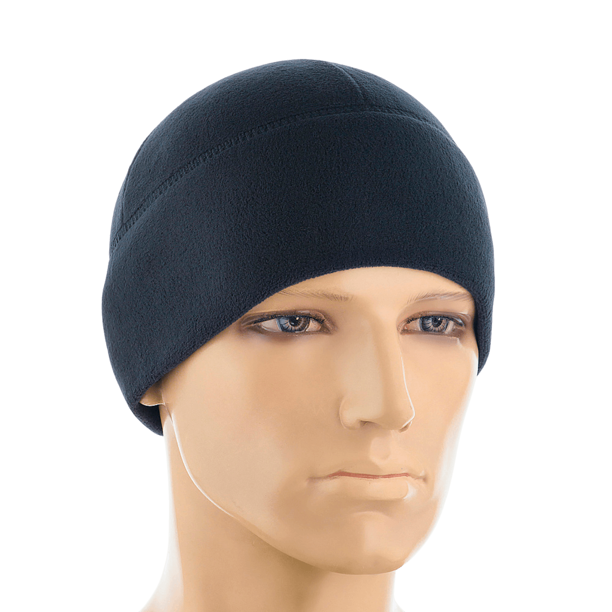 M-Tac Fleece Watch Cap Light Polartec vinterhue i sort fleece, viser lav profil og komfortable pasform. Ideel til koldt vejr.