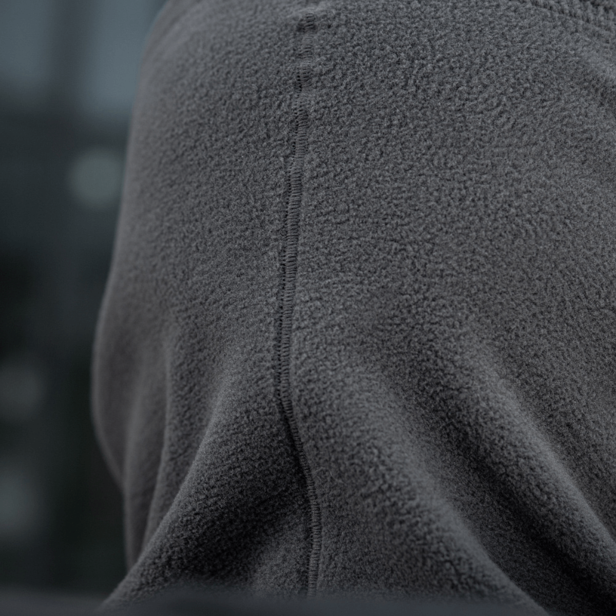 M-Tac Polartec Lang Tubehalstørklæde i grå fleece til beskyttelse af ansigt og hals mod vind og vejr