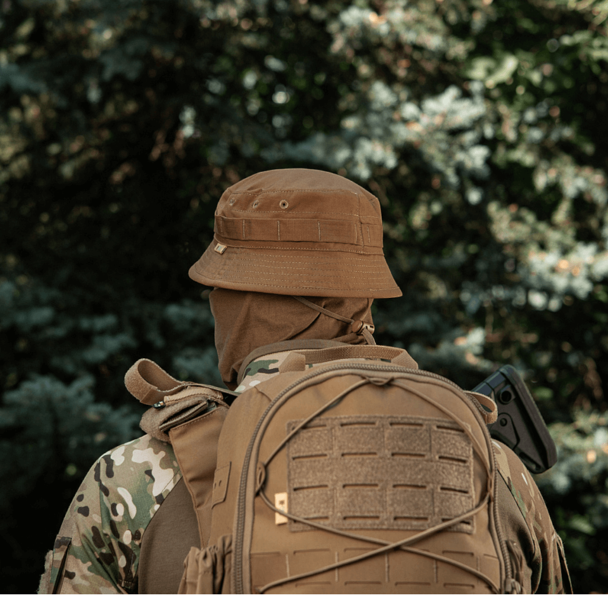 M-Tac Panamahat Gen. II Flex Rip-Stop i brun til udendørs eventyr og daglig brug. Lavet af holdbart rip-stop stof for komfort og holdbarhed.