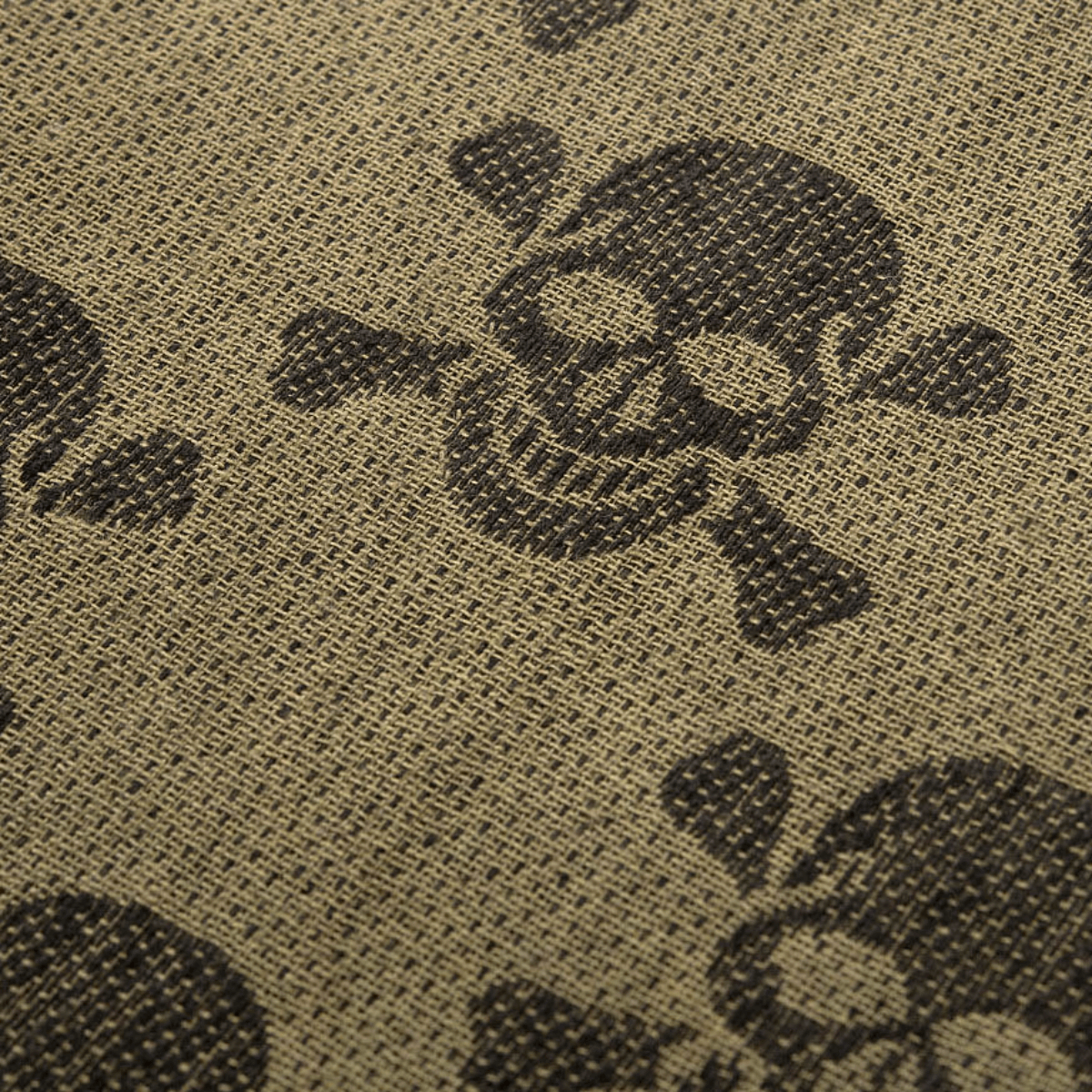 M-Tac Shemagh Tørklæde Pirate Skull med unikt kraniedesign, 100% bomuld, beskytter mod sol, sand og vind, 105 x 105 cm taktisk tørklæde