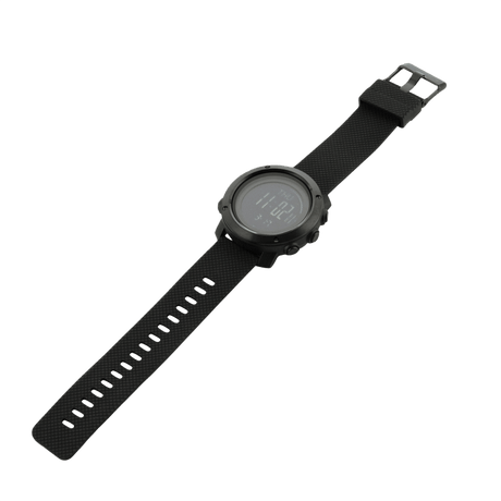 M‑Tac multifunksjonelt taktisk ur med robust urkasse, altimeter, barometer og vannavvisende design for friluftsliv og militærbruk