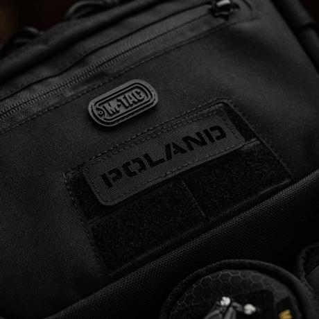 M‑Tac Patch Poland End-to-End 25x80 patch med lasergravert inskripsjon, laget av slitesterkt Cordura 500D. Festes med velcro.