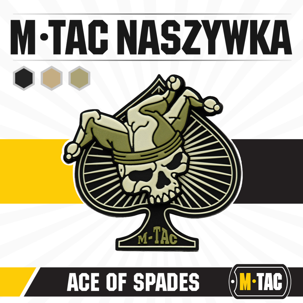 M-Tac Ace of Spades 3D PVC Patch