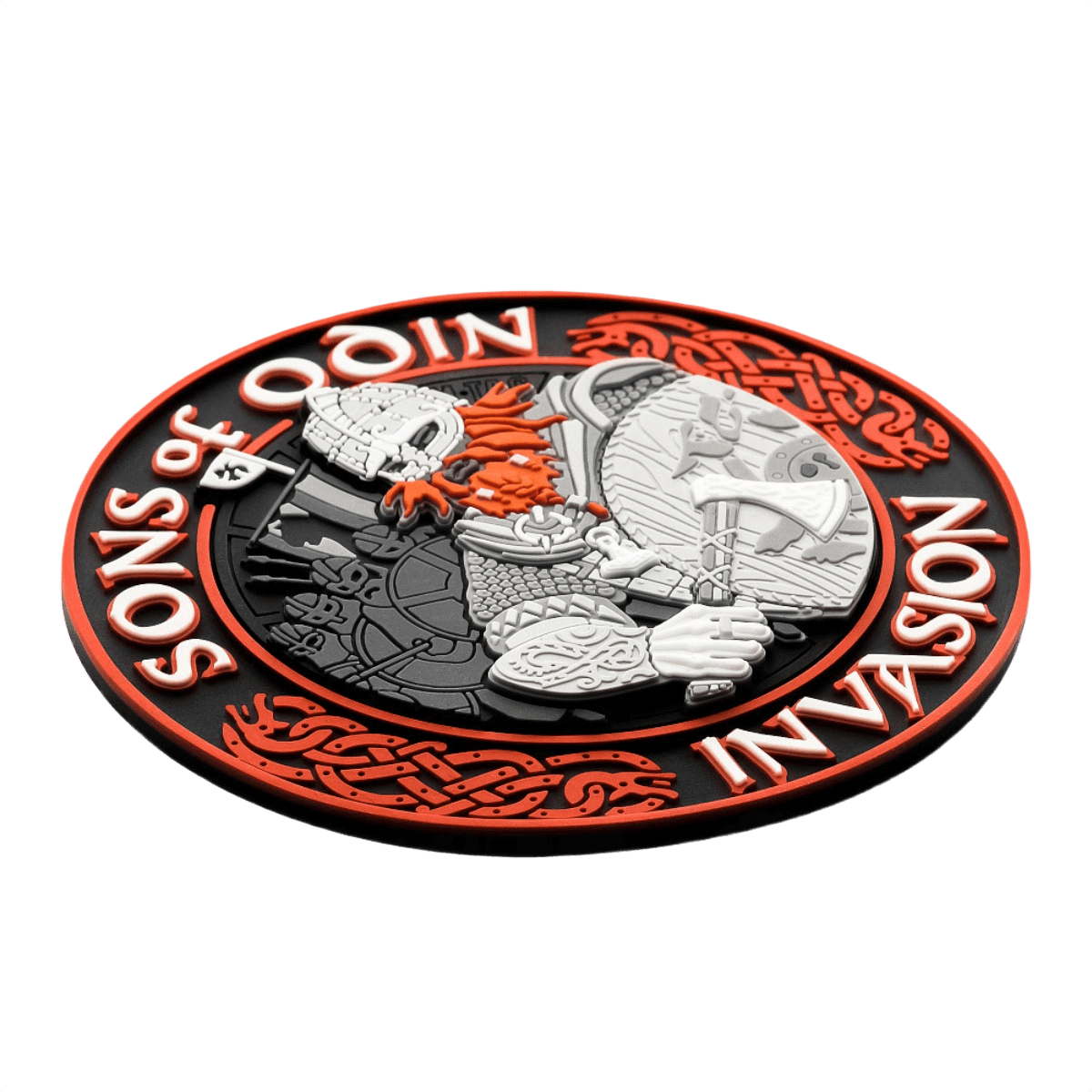 M-Tac Patch Sons of Odin 3D Velcro taktisk morale patch i PVC/rubber med 3D-effekt, perfekt til uniform eller udstyr.