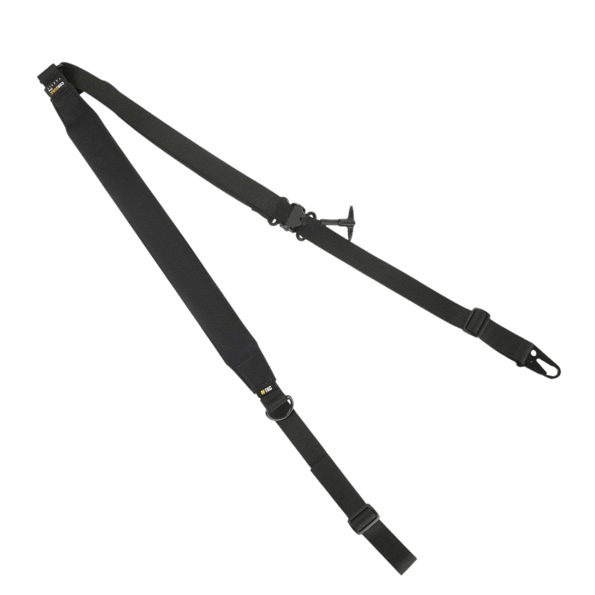 M-Tac Universal Våbenrem, multifunktionelt våbenbælte til geværer og karabiner, med to- og enkelt-punkts fastgørelsessystemer.