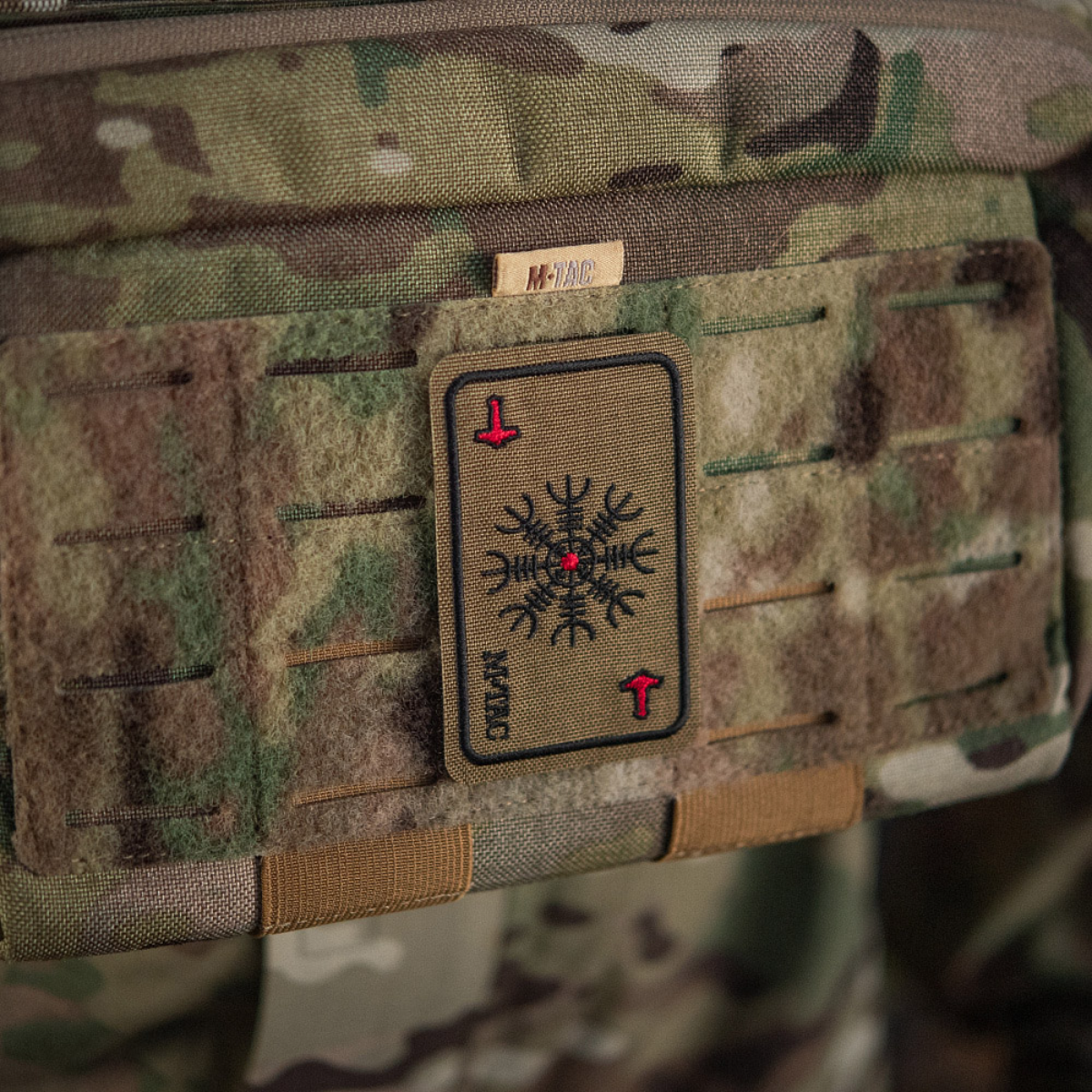 M-Tac Patch Kort Helm of Horror (Broderi)