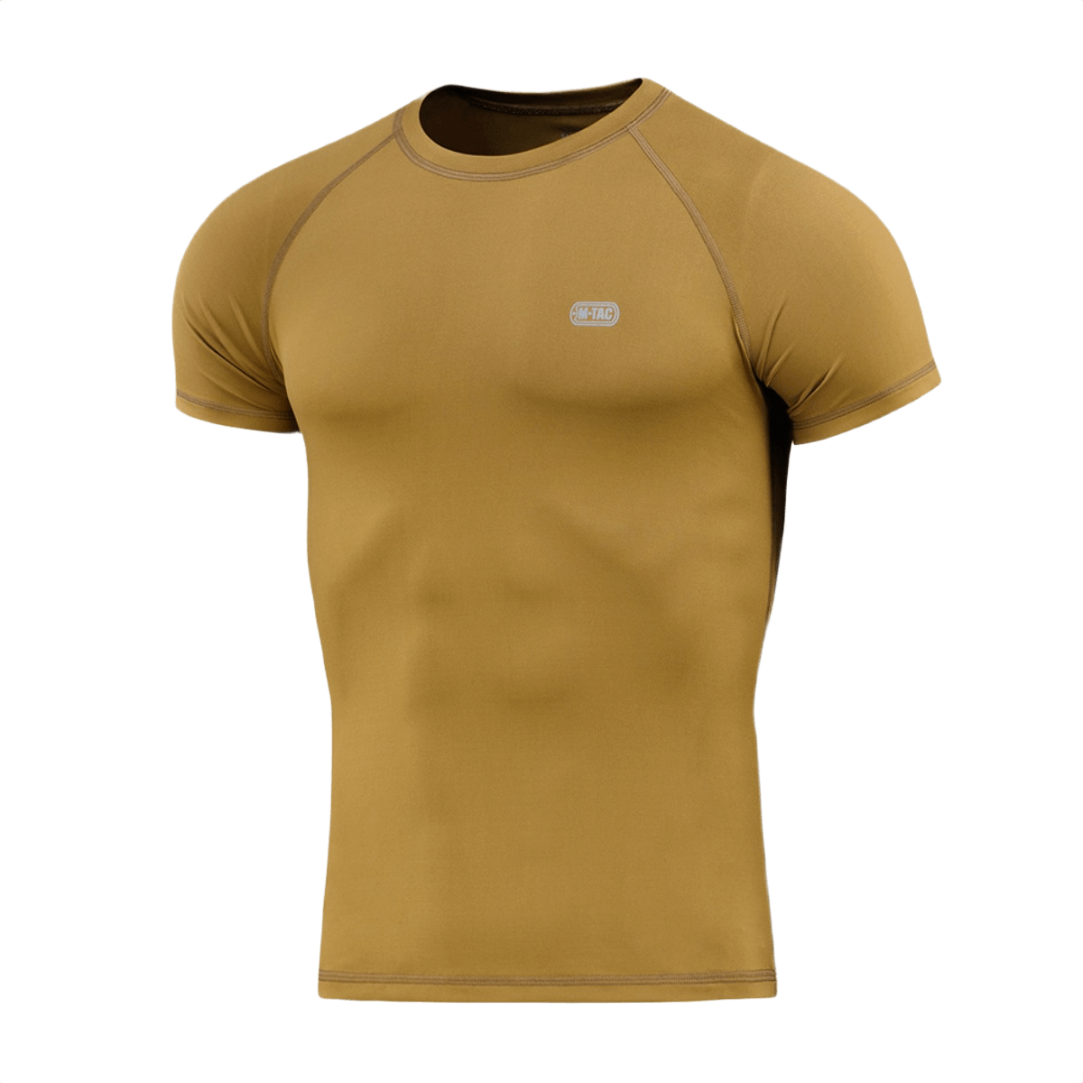 M-Tac T-shirt Ultra Light Polartec lavet af let Power Dry® materiale, ideel til træning og daglig brug, i en tan farve.