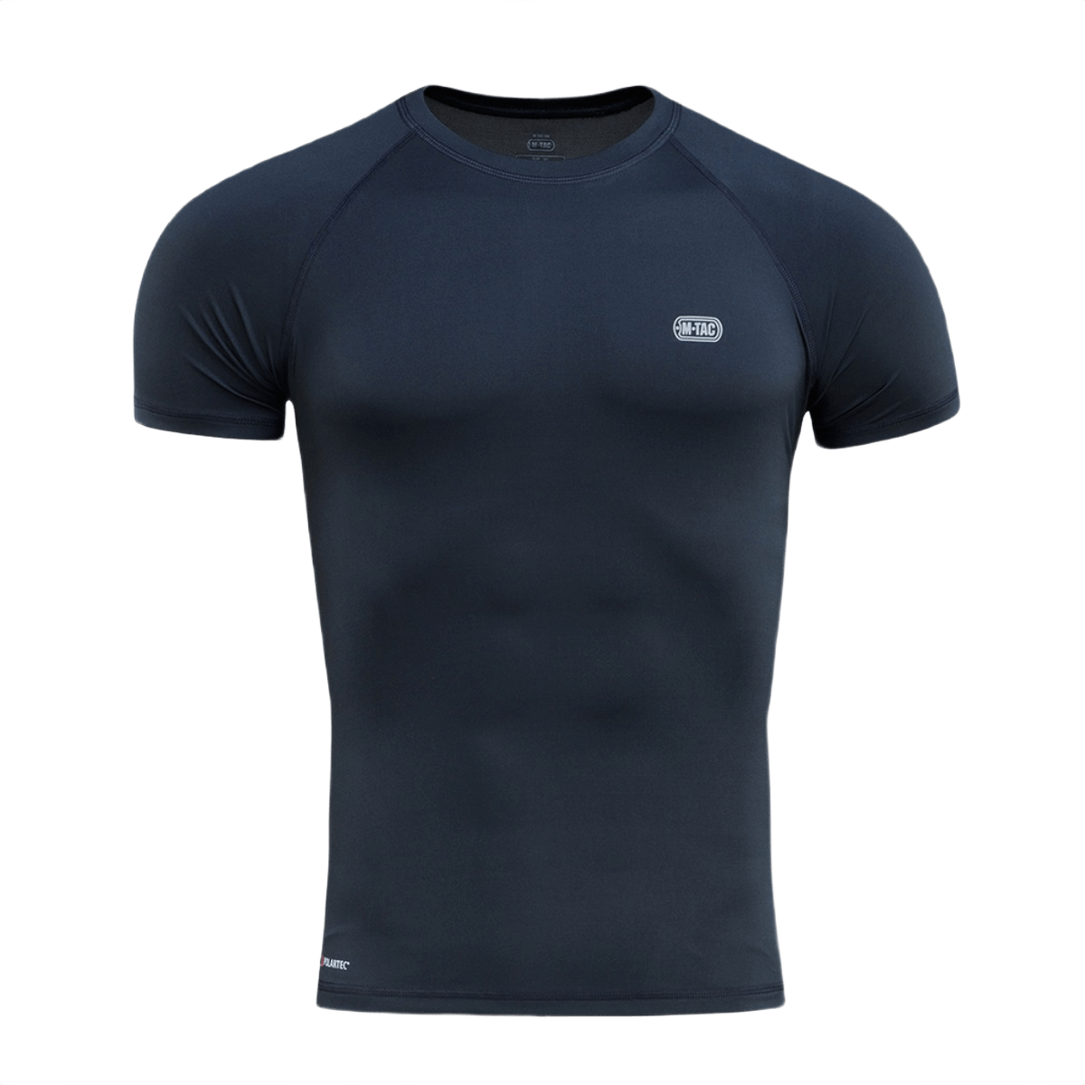 M-Tac T-shirt Ultra Light Polartec i Power Dry materiale, perfekt til træning og løb med reflekterende logo og flade sømme.