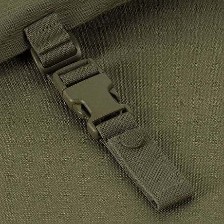 M-Tac sitteunderlag med beltefeste ARMOR i slitesterkt Cordura 1000D, detalj av beltespenne.