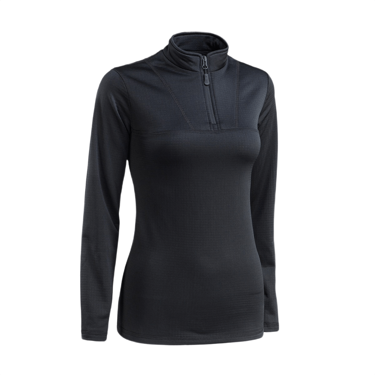 M-Tac Thermal Fleece Shirt Delta Level 2 Lady, termotrøje til damer, sort, ideel til vinter eller overgangsperioder, 100% polyester, 250 g/m²