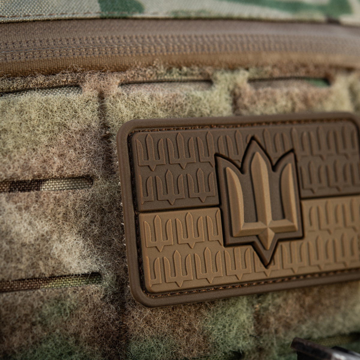 M-Tac patch Ukraina-flagget med ZSU Trident PVC