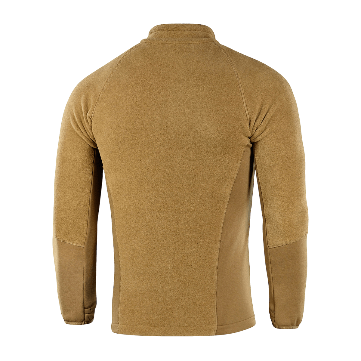 Tilbagevisning af M-Tac Polartec Sport Fleecejakke i brun farve, ideel som yderlag og mellemlag, lavet af premium Polartec® 200 Series fleece.