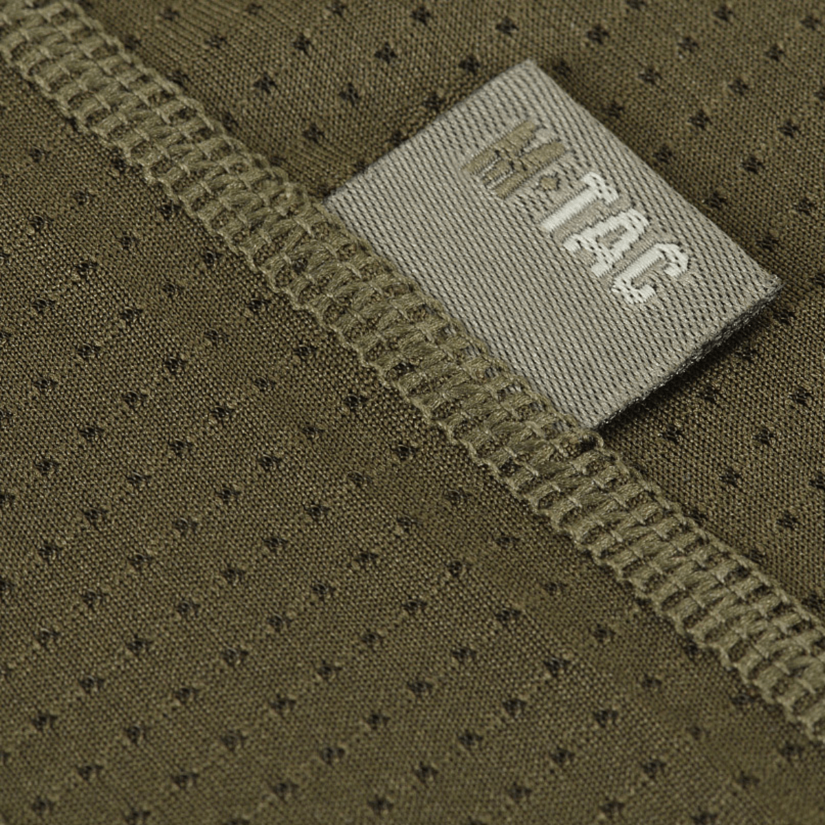 M-Tac T-Shirt Sweat-Wicking Athletic Gen.II i grønt stof med flade sømme, ideel til træning og hverdagsbrug, 100% polyester.