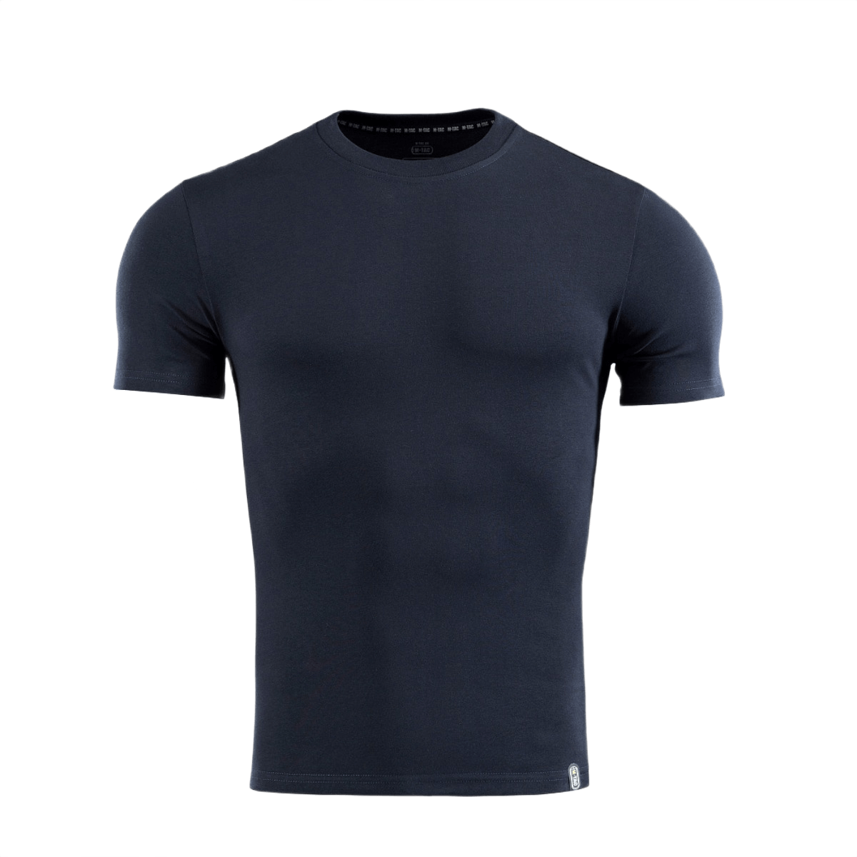 M-Tac T-shirt 93/7 i mørk farve, komfortabel og holdbar, fremstillet af 93% bomuld og 7% elastan. Velegnet til hverdags- og aktiv brug.