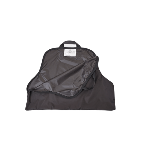Anorak BACB II-veske – lett, vanntett nylon bæreveske for skuddsikker vest, åpen visning med polyesterhåndtak og plastglidelås.
