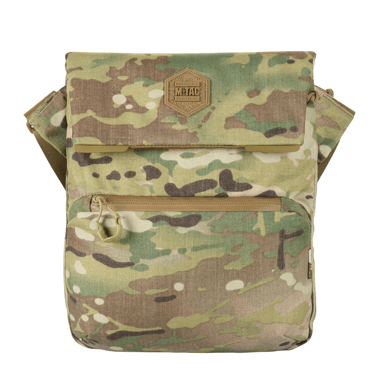 M-Tac Konvert Taske Elite i camouflage design med justerbar skulderrem lavet af slidstærkt Cordura materiale. Komfortabel og alsidig.