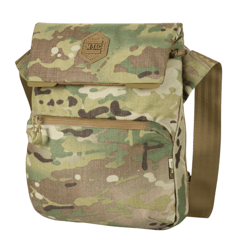 M-Tac Konvert Taske Elite i slitesterkt og allsidig Cordura-materiale med justerbar skulderrem og magnetlås.