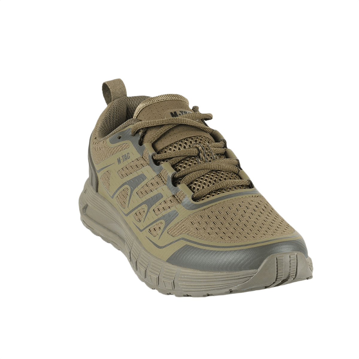 M-Tac Tactical Summer Sport Sneakers i høj kvalitet, designet til holdbarhed og komfort i varmt vejr, med gummiforstærkede tær og hæle.