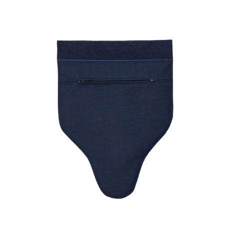 Anorak Niobium® Groin Protector I, mykt multitrusselpanser for skrittområdet med borrelåsfeste, laget av UHMWPE og UD Aramid.