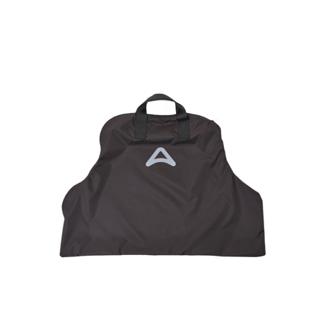 Anorak BACB II-veske i svart nylon, ideell for beskyttelse av skuddsikker vest, med robuste håndtak og pålitelig glidelås.