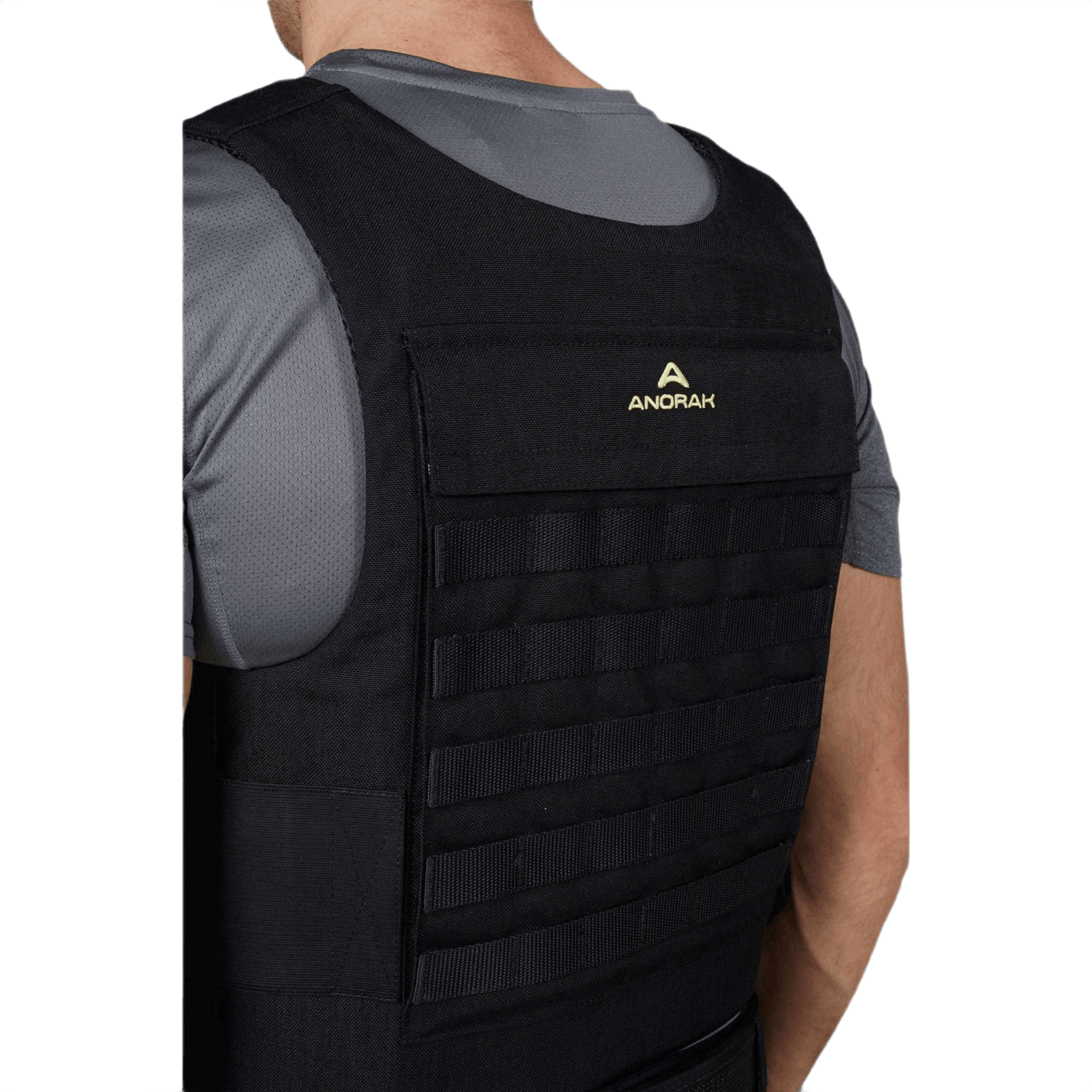 Anorak Niobium® Duty III-M Stik & Skudsikker Vest set bagfra