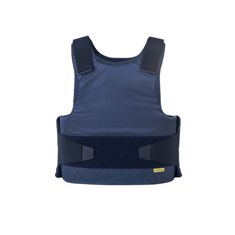 Anorak Rhodium® Concealable II stikk- og skuddsikker vest i slitesterkt rip-stop materiale, designet for maksimal beskyttelse og diskresjon.