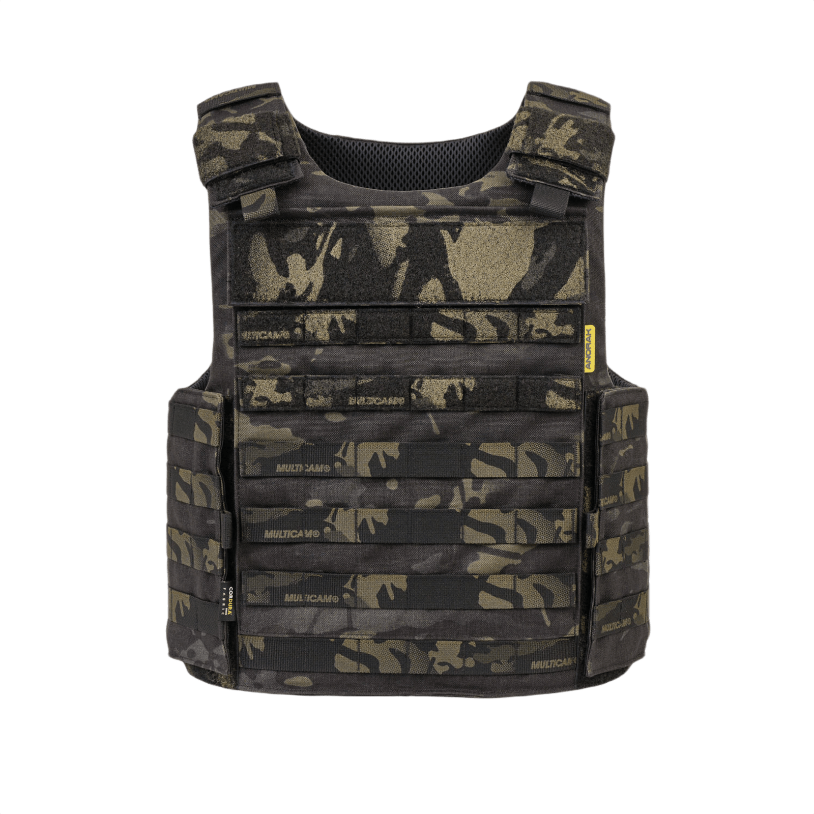Anorak Tactical III Cover MultiCam® i robust design med CORDURA® og 3D SPACER Coolmax® fresh-foring for optimal pasform og holdbarhed.