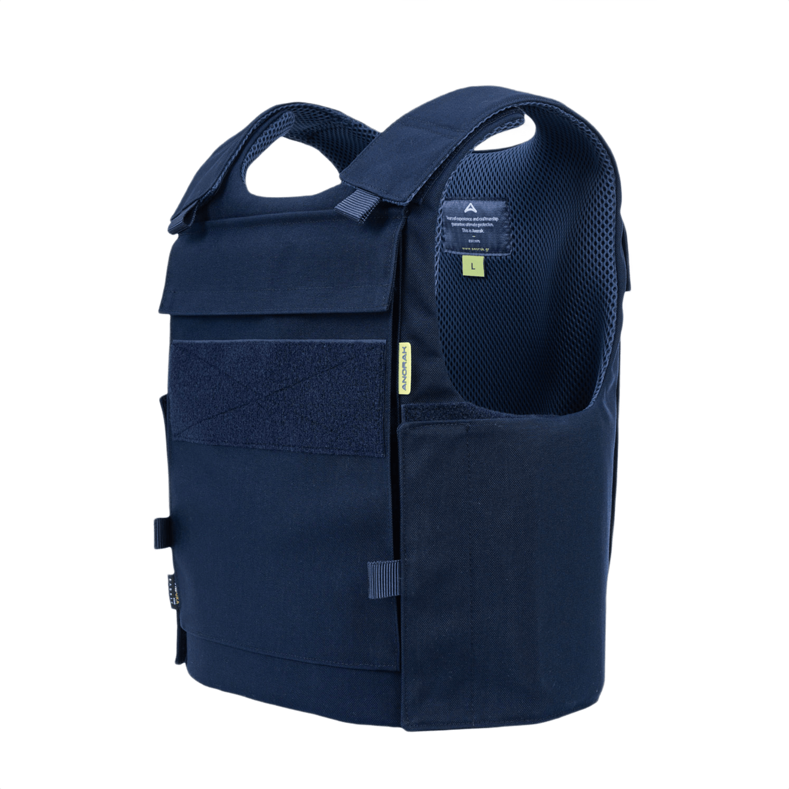 Anorak Titanium® Duty IV Stik & Skudsikker Vest - blå soft armorvest med Level IIIA beskyttelse til politibetjente og kystvagten.