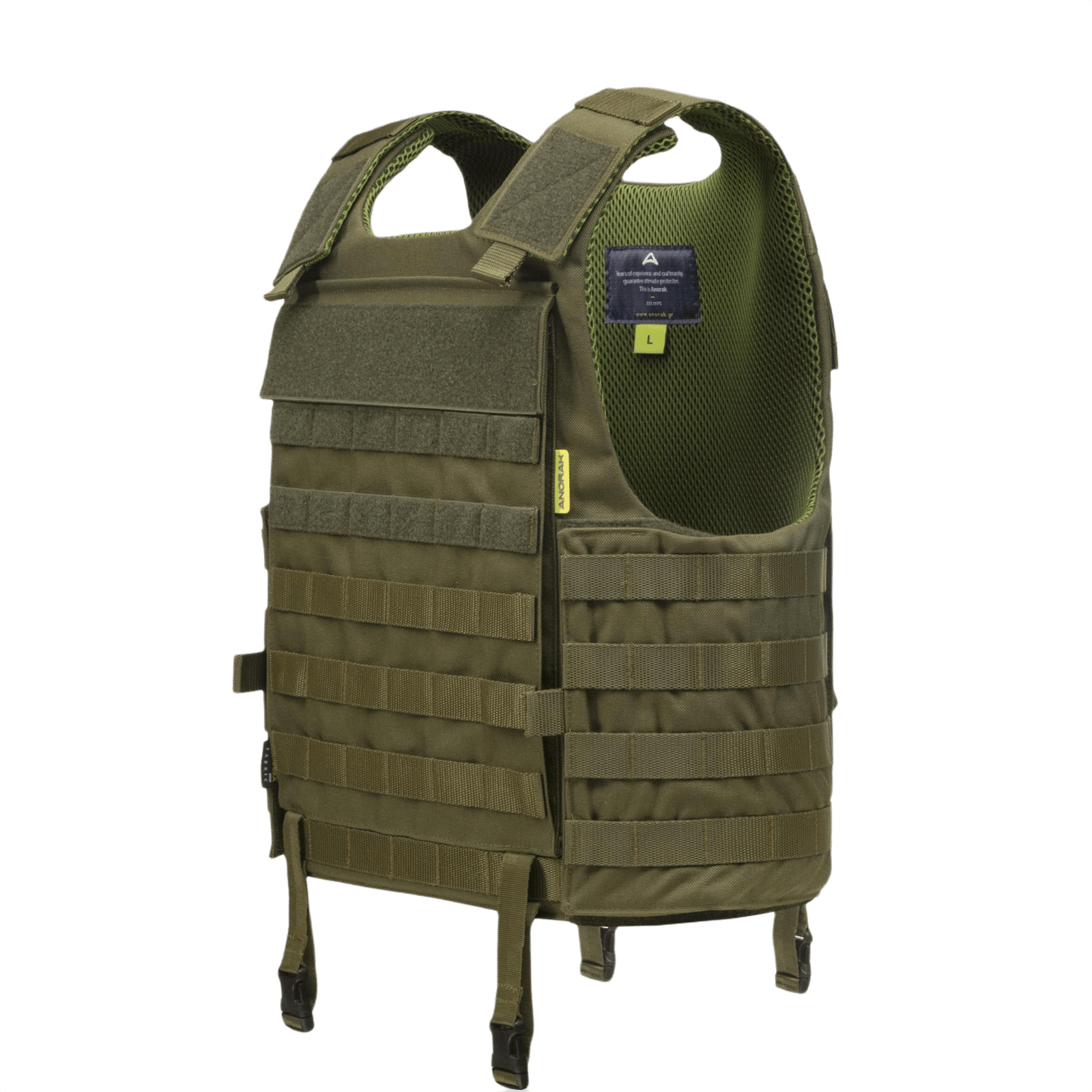 Anorak Titanium® Tactical I Stik & Skudsikker Vest, blød skudsikker vest med NIJ niveau IIIA beskyttelse, ideel til politiet og kystvagten.