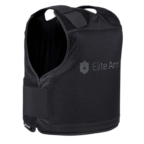 EA RX2 Skud & Stiksikker Vest i sort meshmateriale med NIJ LEVEL IIIA certificering, taktisk kropsbeskyttelse, galleri position 1.