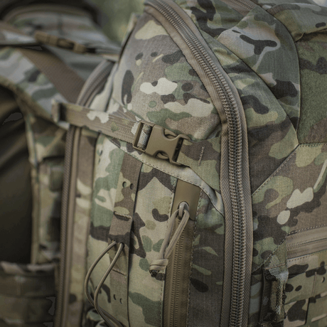 M-Tac Rygsæk Gen. III Elite – Small i multicam Cordura 500D/1000D med modulært MOLLE-system og slitesterkt materiale, vist i galleri posisjon 1.