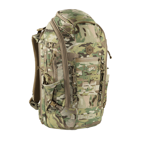 M-Tac Rygsæk Gen. III Elite – Small i multicam Cordura med modulært MOLLE-system og slitesterkt materiale, vist i galleri posisjon 1.