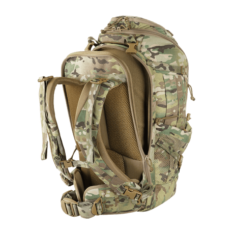 M-Tac Rygsæk Gen. III Elite – Small i multicam Cordura 500D/1000D med ergonomisk polstring og modulært MOLLE-system, vist i galleri posisjon 1.