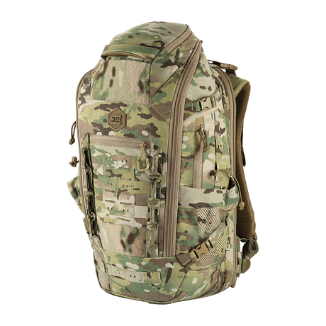 M-Tac Rygsæk Gen. III Elite – Small i multicam Cordura 500D/1000D med modulært MOLLE-system og ergonomisk design, vist i galleri posisjon 1.
