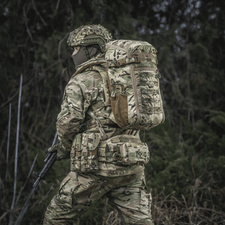 M-Tac Ryggsekk Gen. II Elite – Small i multicam med NIJ-sertifisering, kuffertåpning, elastiske mesh-lommer og slitesterkt materiale, galleri posisjon 1.
